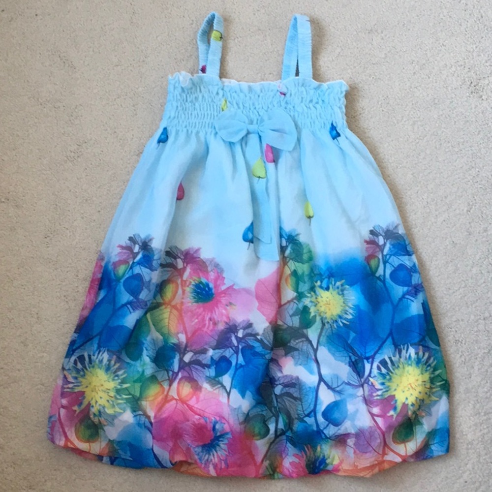 Girls Wenchoice Floral Sundress NWOT L (4-6)